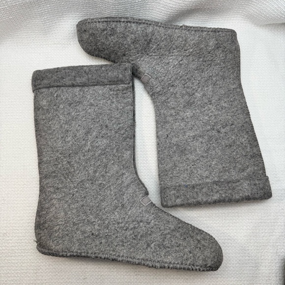 Land’s End Gray Wool Boot Liners, Kids Size 3, New - Picture 1 of 9